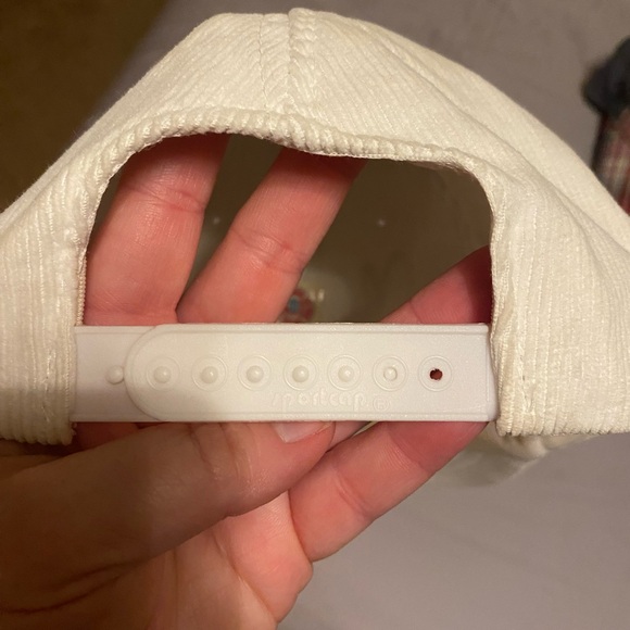 White Oklahoma Cap with Red Embroidery - Picture 3 of 5